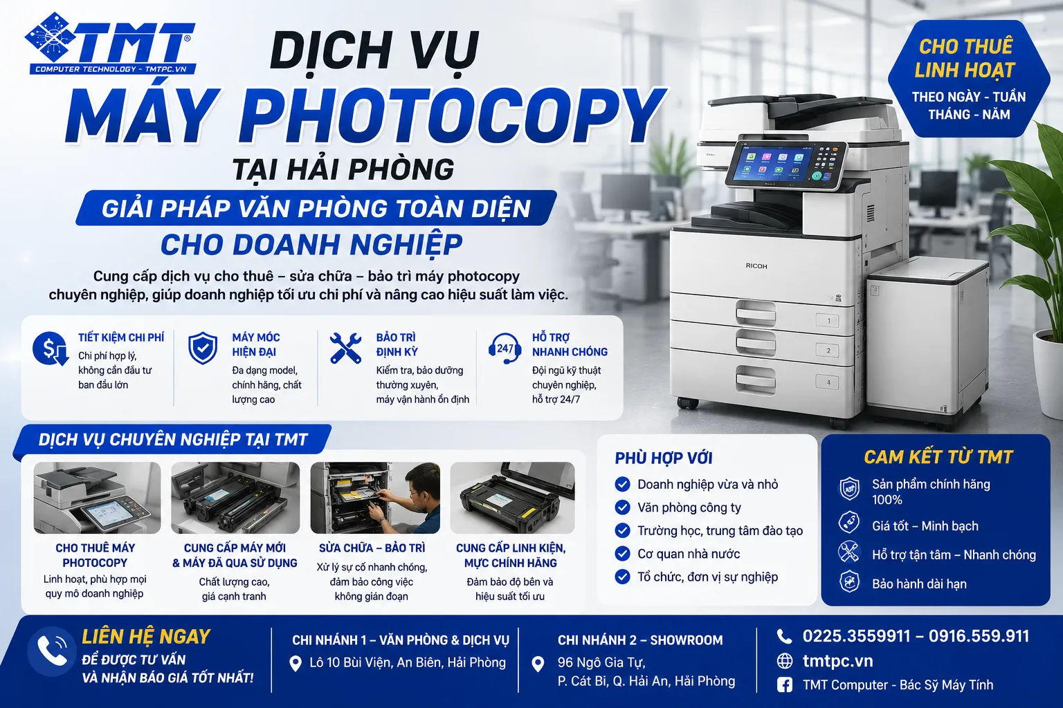 Dịch Vụ Máy Photocopy Tại Hải Phòng: Giải Pháp Văn Phòng Toàn Diện Cho Doanh Nghiệp