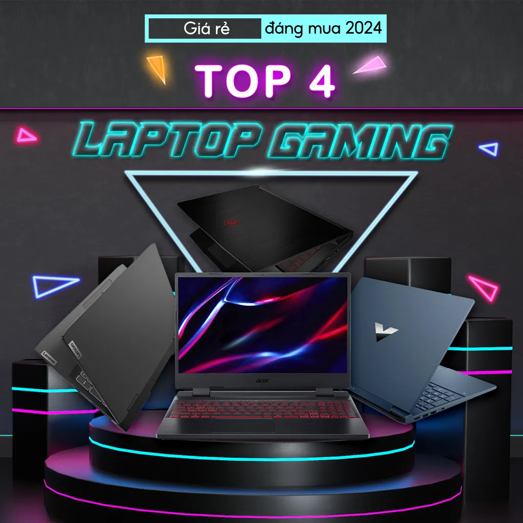 Những Dòng Laptop Chơi Game Bán Chạy Nhất Hè 2024