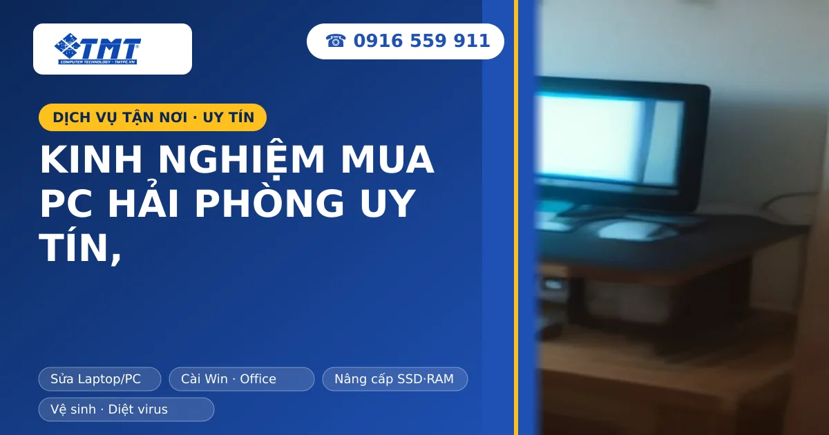 Kinh Nghiệm Mua PC Hải Phòng Uy Tín, Chất Lượng Và Cấu Hình Mạnh Mẽ Cho Mọi Nhu Cầu