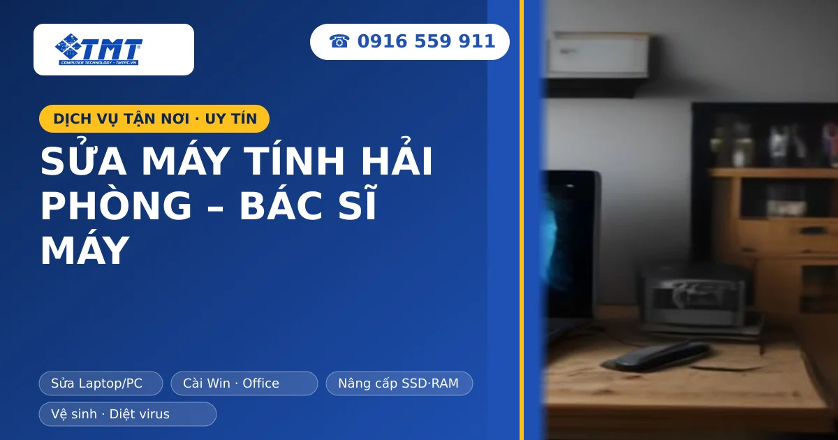Sửa máy tính Hải Phòng – Bác sĩ máy tính uy tín, chuyên nghiệp tại TMT Computer