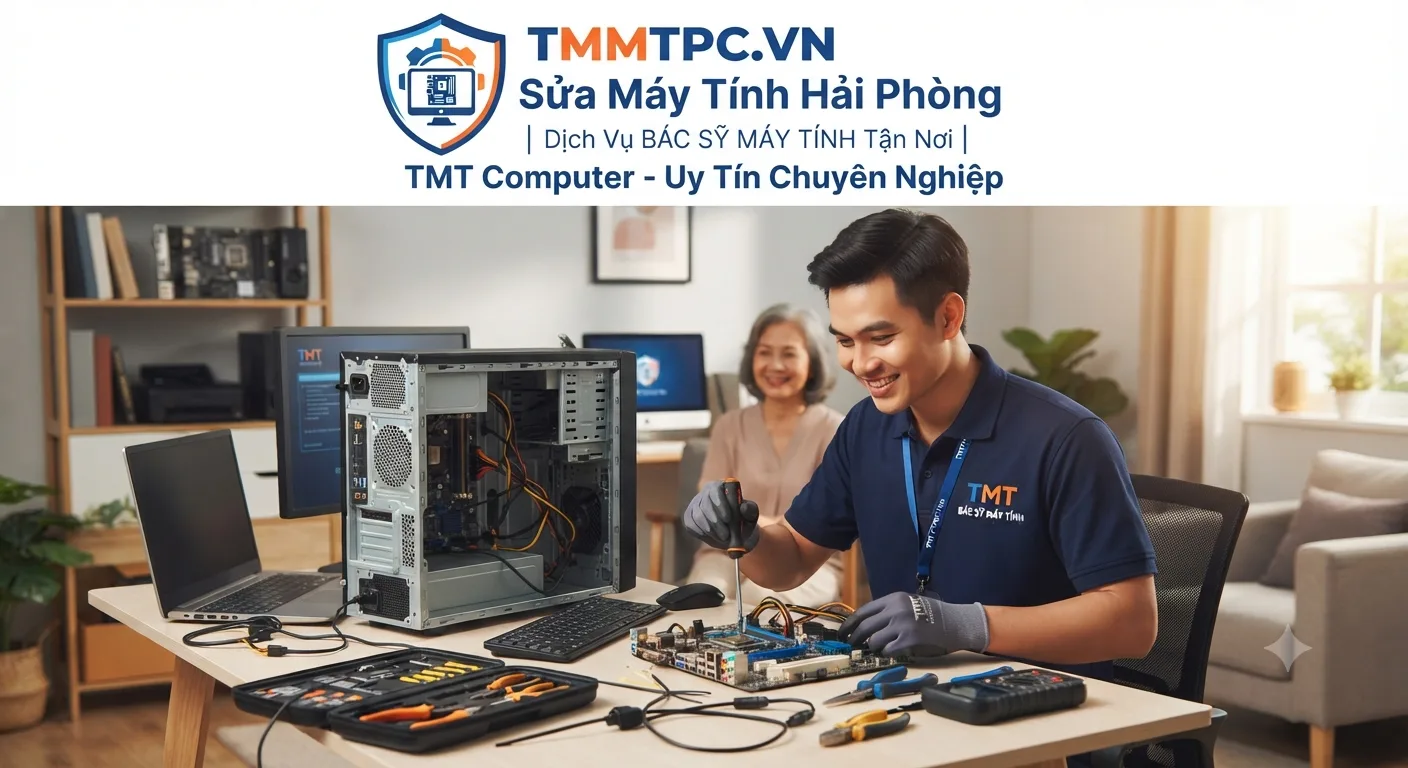 Sửa Máy Tính Uy Tín Tại Hải Phòng - Dịch Vụ Chuyên Nghiệp TMT Computer