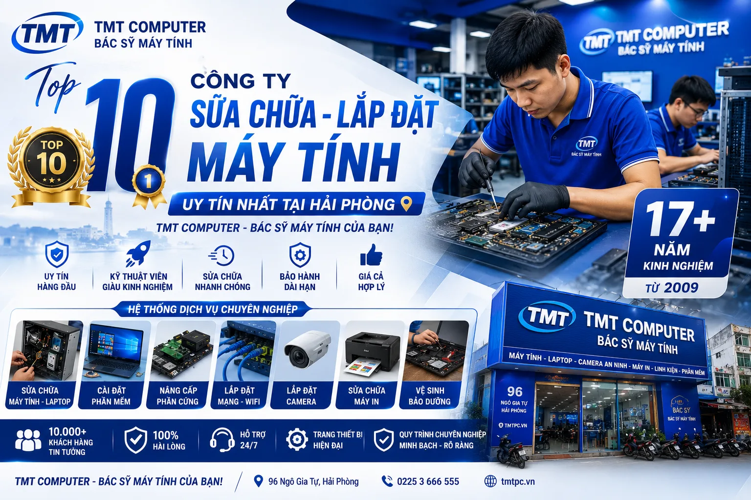 Dịch Vụ Sửa Máy Tính Uy Tín Tại Hải Phòng: Nhanh Chóng, Minh Bạch Và Chuyên Nghiệp